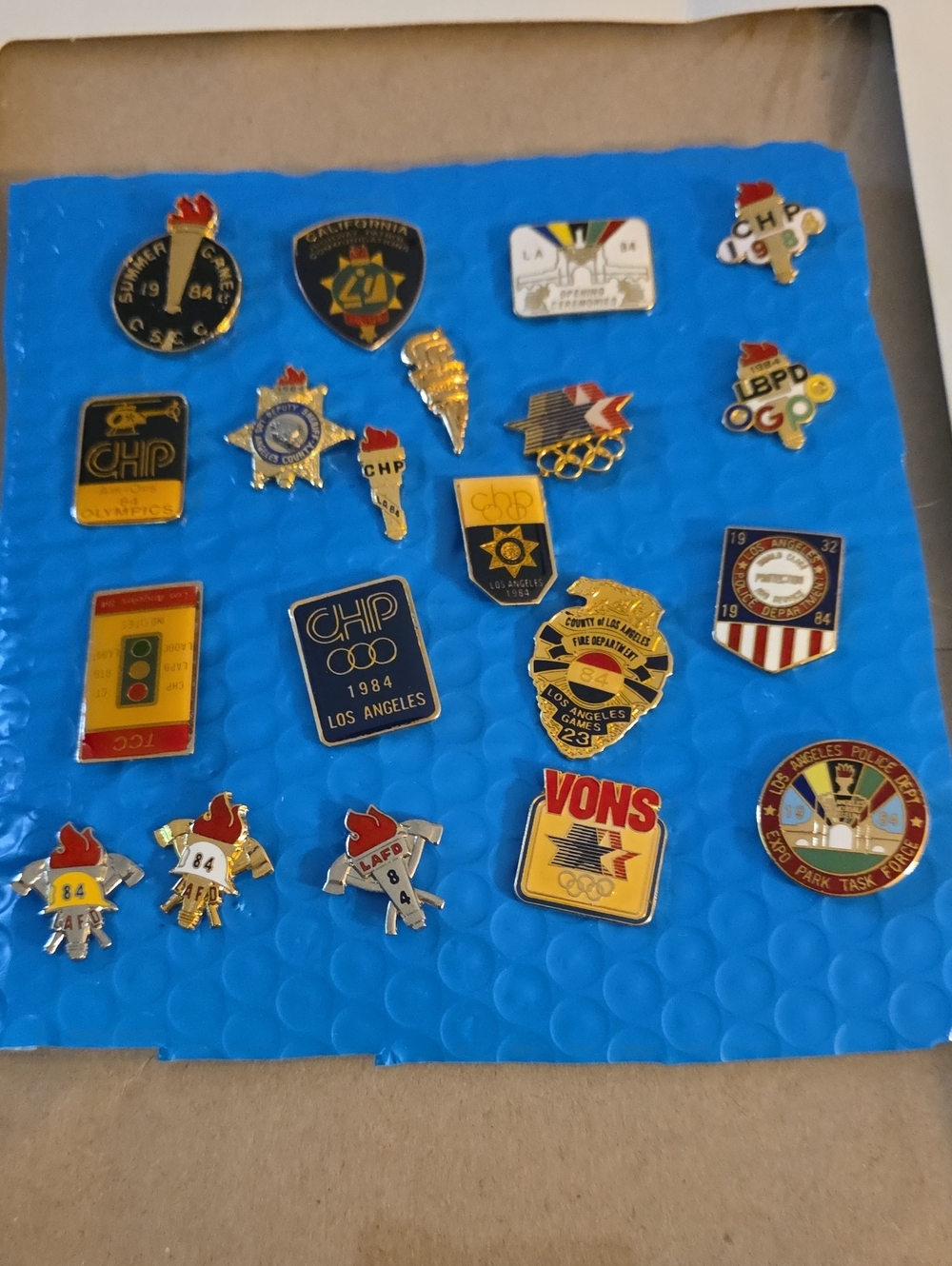 25 Vintage 1984 Olympic Lapel Pins